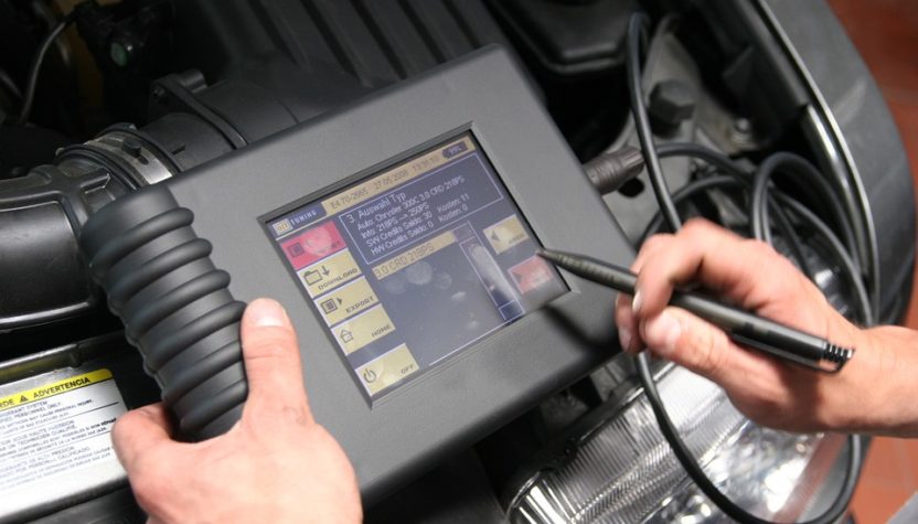 repairing a vehicle